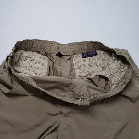 Kahala Hawaiian Shorts Mens XL Brown Cargo Hiking Elastic Waist Outdoors Nylon - Picture 8 of 16